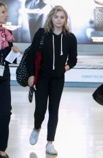 CHLOE MORETZ at Charles de Gaulle Airport in Paris 09/01/2016
