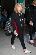 CHLOE MORETZ at Charles de Gaulle Airport in Paris 09/01/2016