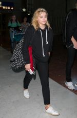 CHLOE MORETZ at Charles de Gaulle Airport in Paris 09/01/2016