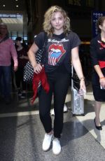 CHLOE MORETZ at LAX Aairport in Los Angeles 08/31/2016