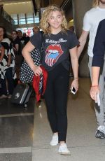 CHLOE MORETZ at LAX Aairport in Los Angeles 08/31/2016