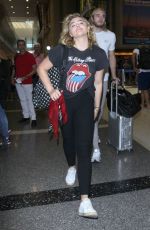 CHLOE MORETZ at LAX Aairport in Los Angeles 08/31/2016