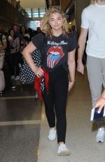 CHLOE MORETZ at LAX Aairport in Los Angeles 08/31/2016