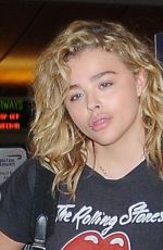 CHLOE MORETZ at LAX Aairport in Los Angeles 08/31/2016