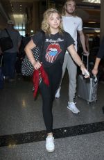 CHLOE MORETZ at LAX Aairport in Los Angeles 08/31/2016