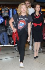 CHLOE MORETZ at LAX Aairport in Los Angeles 08/31/2016