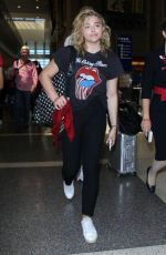 CHLOE MORETZ at LAX Aairport in Los Angeles 08/31/2016