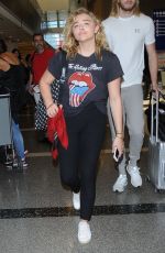 CHLOE MORETZ at LAX Aairport in Los Angeles 08/31/2016