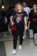 CHLOE MORETZ at LAX Aairport in Los Angeles 08/31/2016