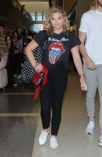 CHLOE MORETZ at LAX Aairport in Los Angeles 08/31/2016
