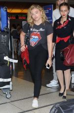 CHLOE MORETZ at LAX Aairport in Los Angeles 08/31/2016