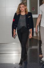 CHLOE MORETZ at LAX Airport in Los Angeles 09/11/2016