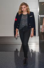 CHLOE MORETZ at LAX Airport in Los Angeles 09/11/2016