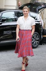 CHLOE MORETZ at Shangri-la Hotel in Paris 09/02/2016