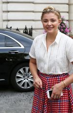 CHLOE MORETZ at Shangri-la Hotel in Paris 09/02/2016