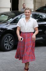 CHLOE MORETZ at Shangri-la Hotel in Paris 09/02/2016