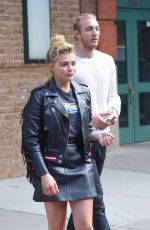 CHLOE MORETZ in Leather Out in New York 09/13/2016