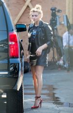 CHLOE MORETZ in Leather Out in New York 09/13/2016