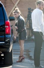 CHLOE MORETZ in Leather Out in New York 09/13/2016