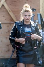 CHLOE MORETZ in Leather Out in New York 09/13/2016