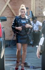 CHLOE MORETZ in Leather Out in New York 09/13/2016
