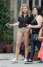 CHLOE MORETZ Leavines a Eestaurant in New York 09/18/2016