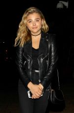 CHLOE MORETZ Night Out in Los Angeles 09/20/2016