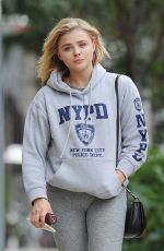 CHLOE MORETZ Out and About in New York 09/06/2016