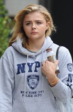 CHLOE MORETZ Out and About in New York 09/06/2016