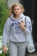 CHLOE MORETZ Out and About in New York 09/06/2016