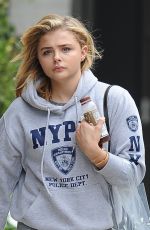 CHLOE MORETZ Out and About in New York 09/06/2016