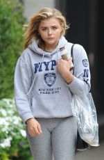 CHLOE MORETZ Out and About in New York 09/06/2016