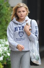 CHLOE MORETZ Out and About in New York 09/06/2016