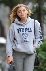 CHLOE MORETZ Out and About in New York 09/06/2016