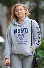 CHLOE MORETZ Out and About in New York 09/06/2016