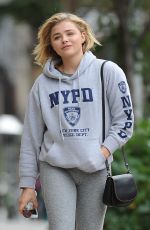 CHLOE MORETZ Out and About in New York 09/06/2016