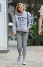 CHLOE MORETZ Out and About in New York 09/06/2016
