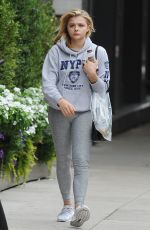 CHLOE MORETZ Out and About in New York 09/06/2016