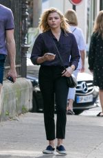 CHLOE MORETZ Out and About in Paris 09/01/2016