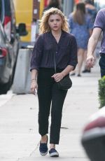 CHLOE MORETZ Out and About in Paris 09/01/2016