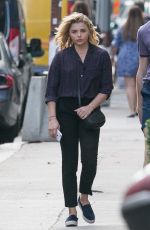CHLOE MORETZ Out and About in Paris 09/01/2016