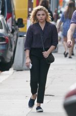 CHLOE MORETZ Out and About in Paris 09/01/2016