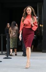 CHRISSY TEIGEN Out and About in New York 09/13/2016