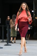 CHRISSY TEIGEN Out and About in New York 09/13/2016