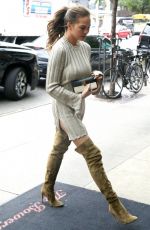 CHRISSY TEIGEN Out and About in New York 09/28/2016