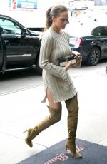 CHRISSY TEIGEN Out and About in New York 09/28/2016
