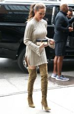 CHRISSY TEIGEN Out and About in New York 09/28/2016
