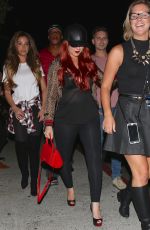 CHRISTINA AGUILERA Arrives at Drake’s Summer Sixteen Tour in Inglewwod 09/28/2016