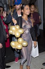 CHRISTINA MILIAN Celebrates Her Birthday at Catch in West Hollywood 09/27/2016