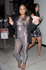 CHRISTINA MILIAN Celebrates Her Birthday at Catch in West Hollywood 09/27/2016